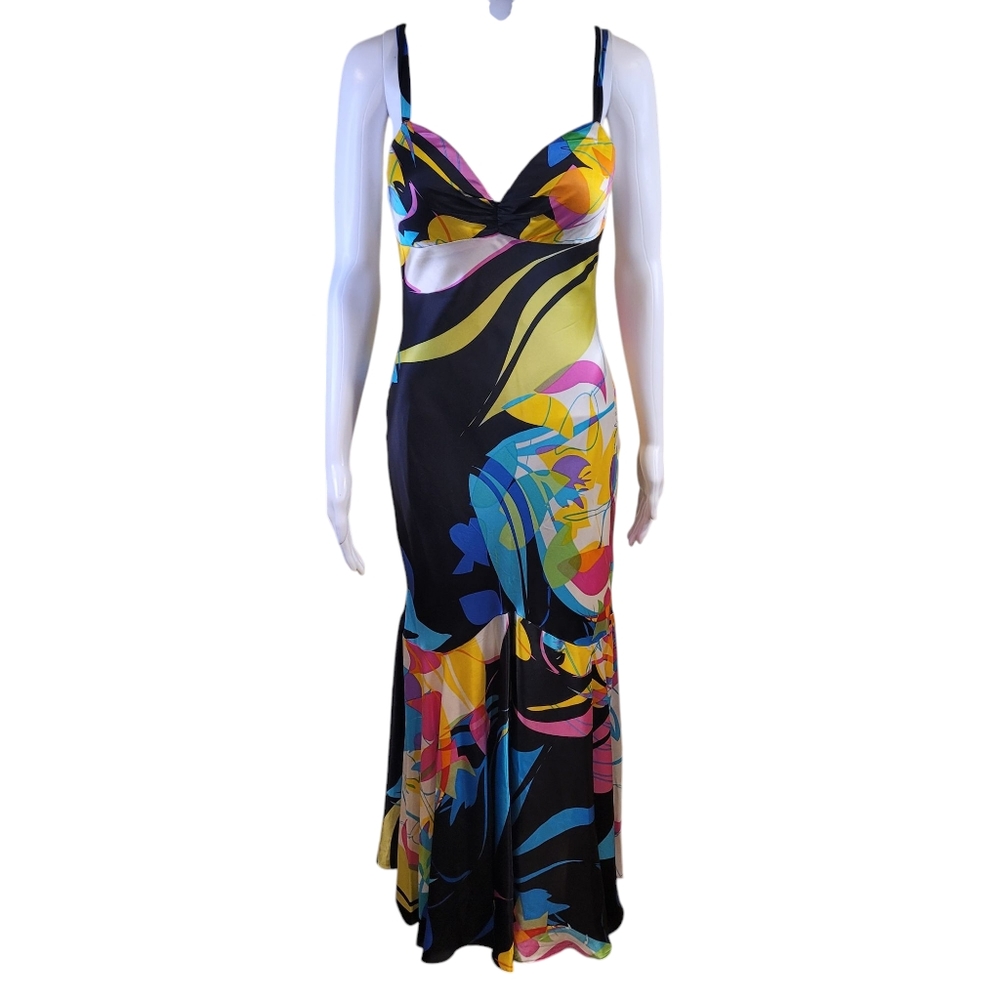 Cache Multicolor Abstract Maxi Dress - Picture 2 of 13